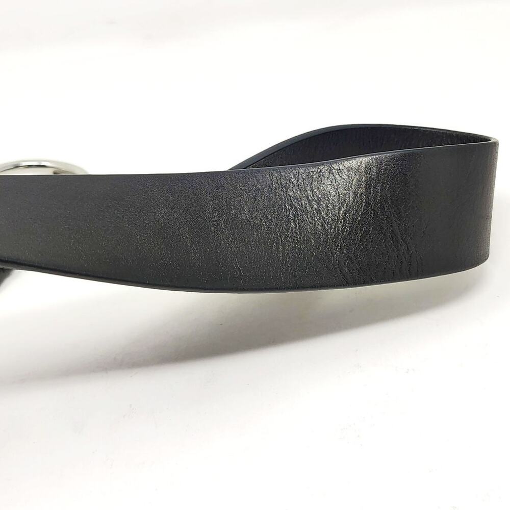 Gap Belt Womens Medium Black Leather Solid - Picture 5 of 8